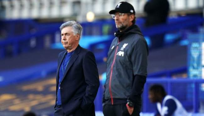 Being top for the Merseyside derby an honour, says Everton boss Carlo Ancelotti